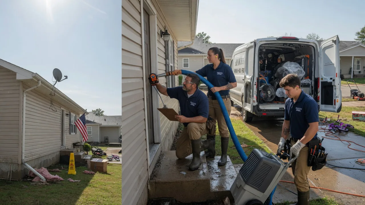 Ceiling Water Damage Restoration in Martinsville, VA near me